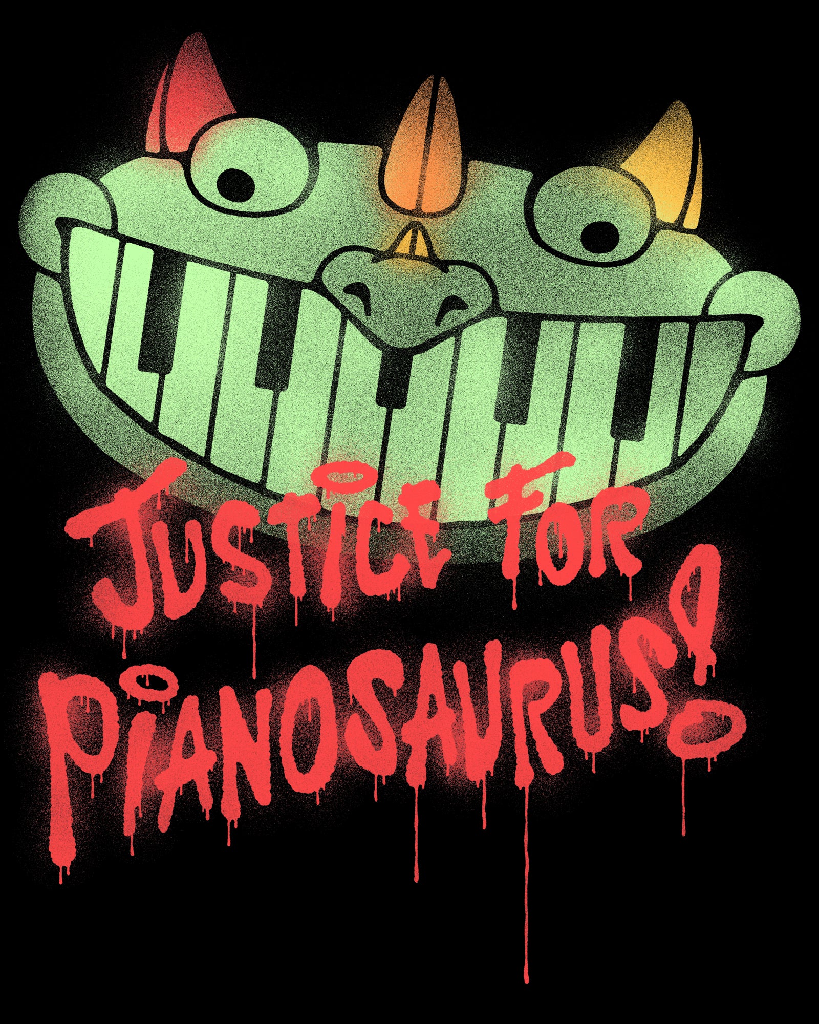 Unisex Black Cotton Hoodie | Justice For Pianosaurus