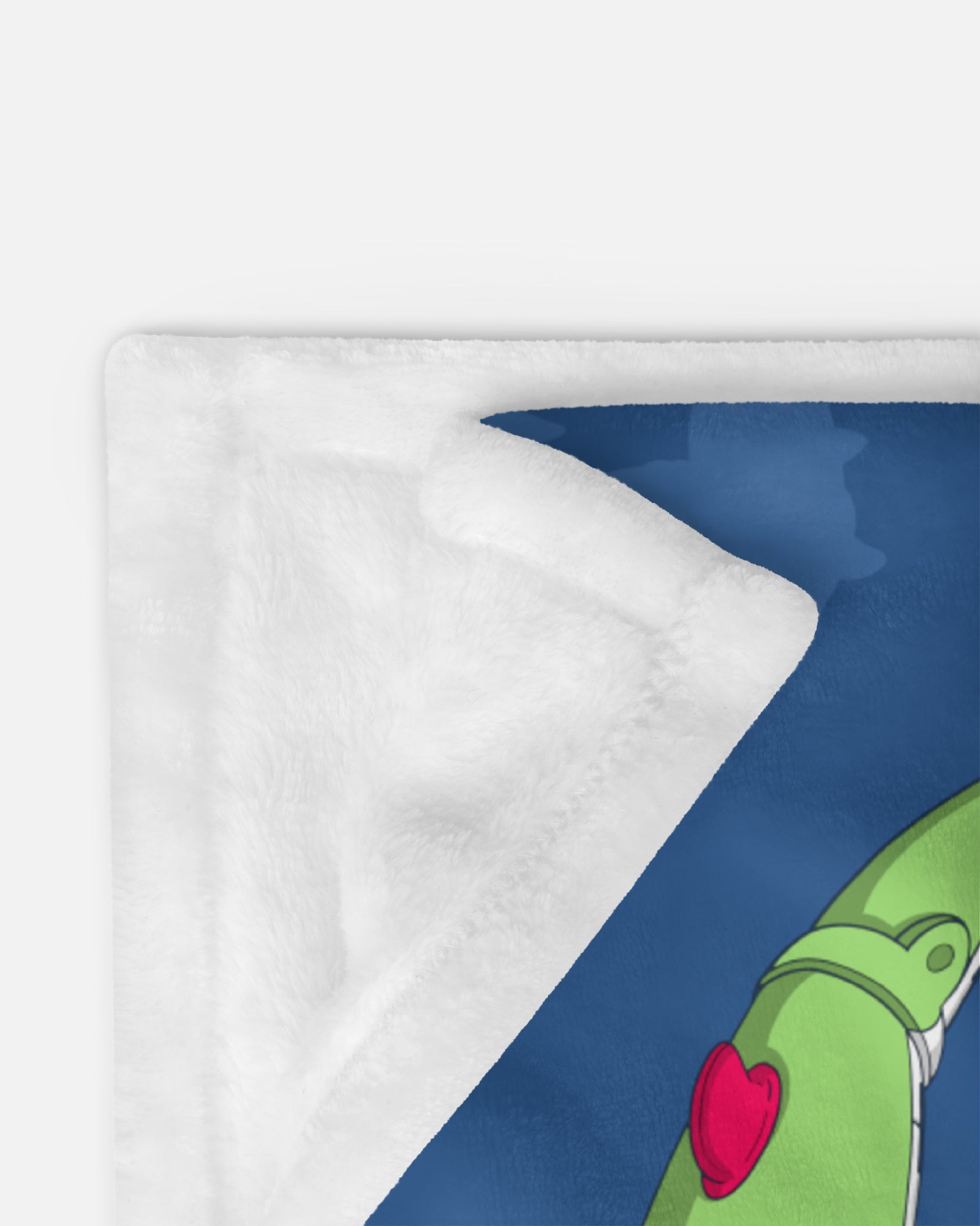 Soft Blue Throw Blanket 50x60 | Hypoallergenic & Machine-Washable | Pianosaurus