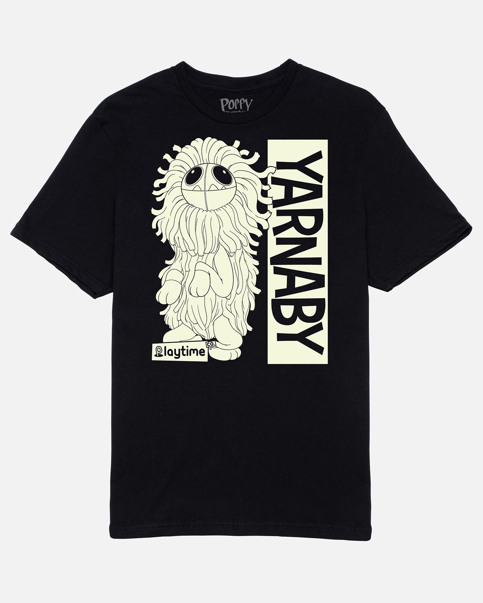 Black Cotton Unisex Tee | Yarnaby Sitting
