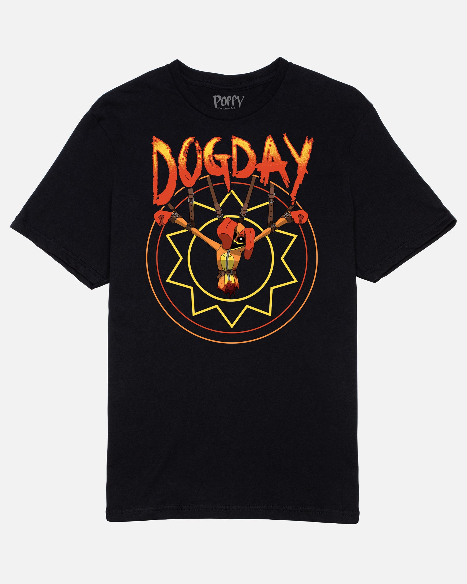 Monster DogDay T-Shirt for Men & Kids | 100% Cotton Black Tee
