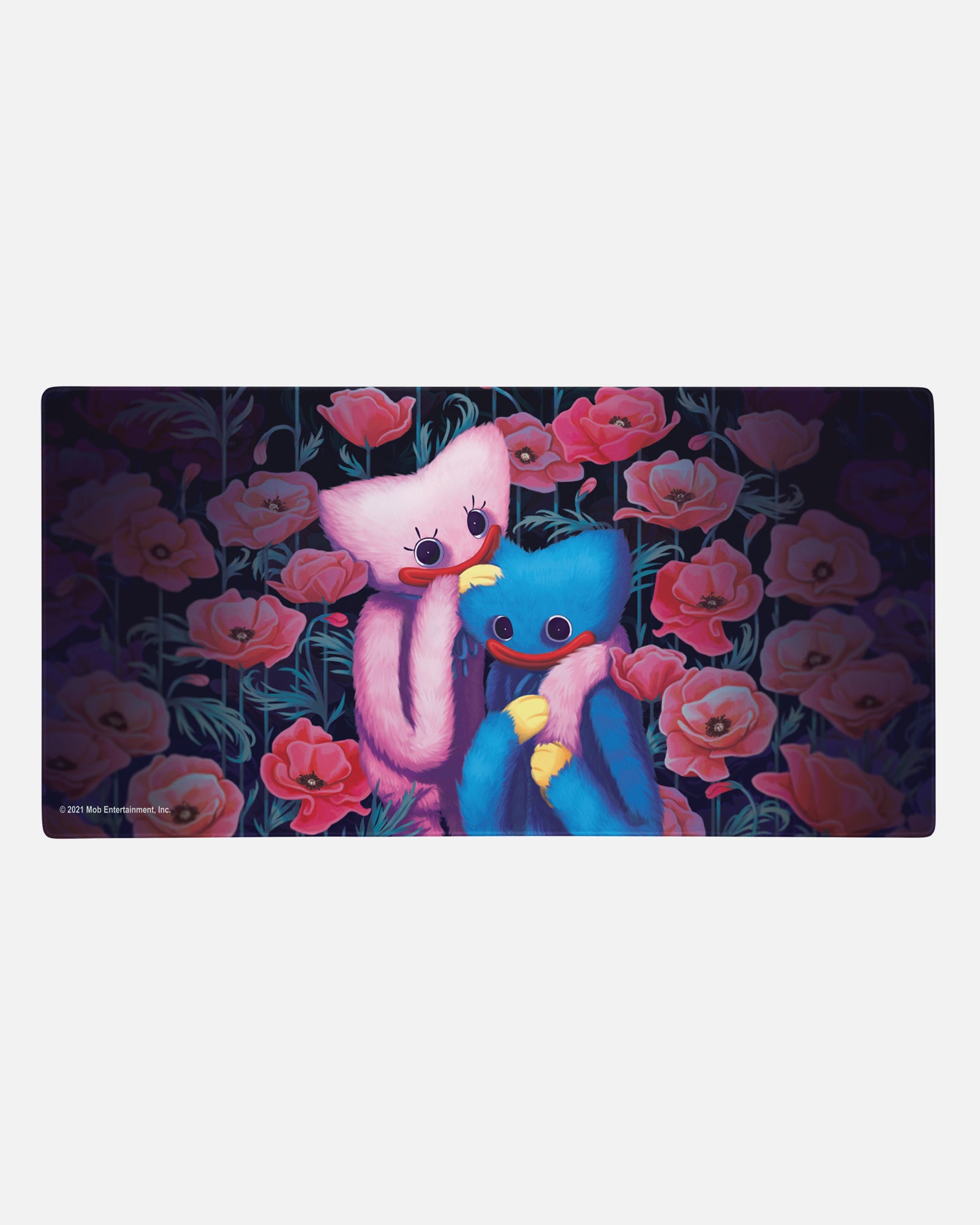 Large Gaming Mousepad with Non-Slip Base | Kissy Missy Huggy Wuggy