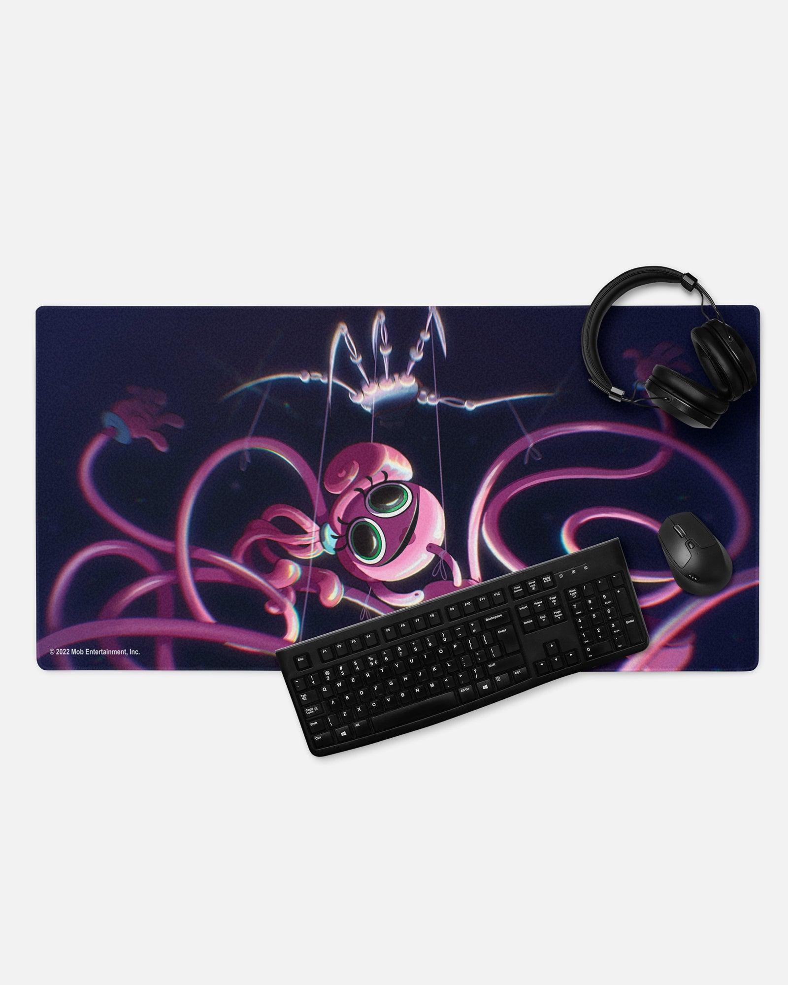 Large Gaming Mousepad with Non-Slip Base | Mommy Long Legs Design