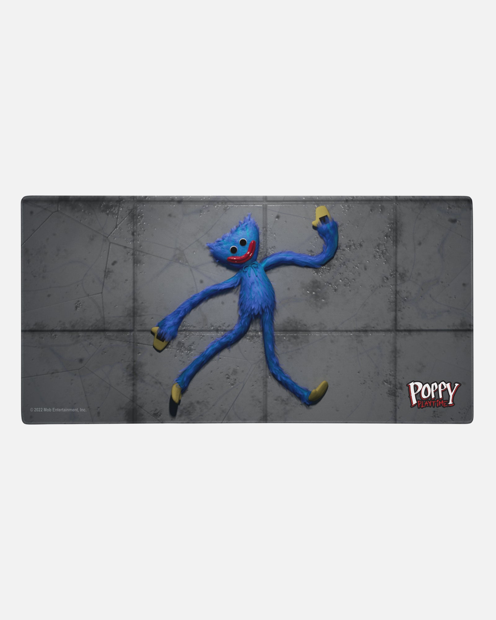 Large Smiling Huggy Wuggy Gaming Mousepad | Non-Slip Rubber Base