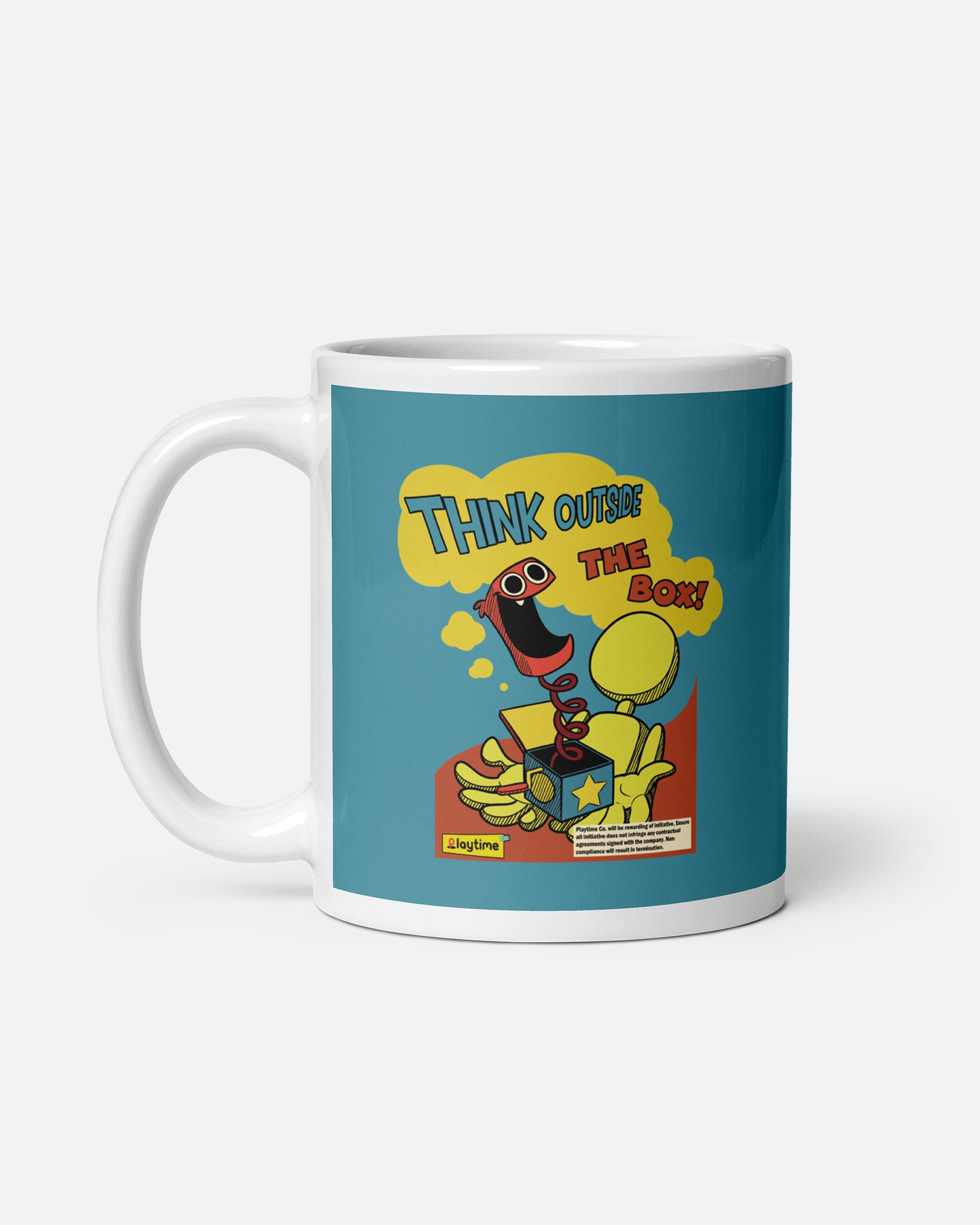 Ceramic Coffee Mug 11 oz | Boxy Boo | Dishwasher & Microwave Safe