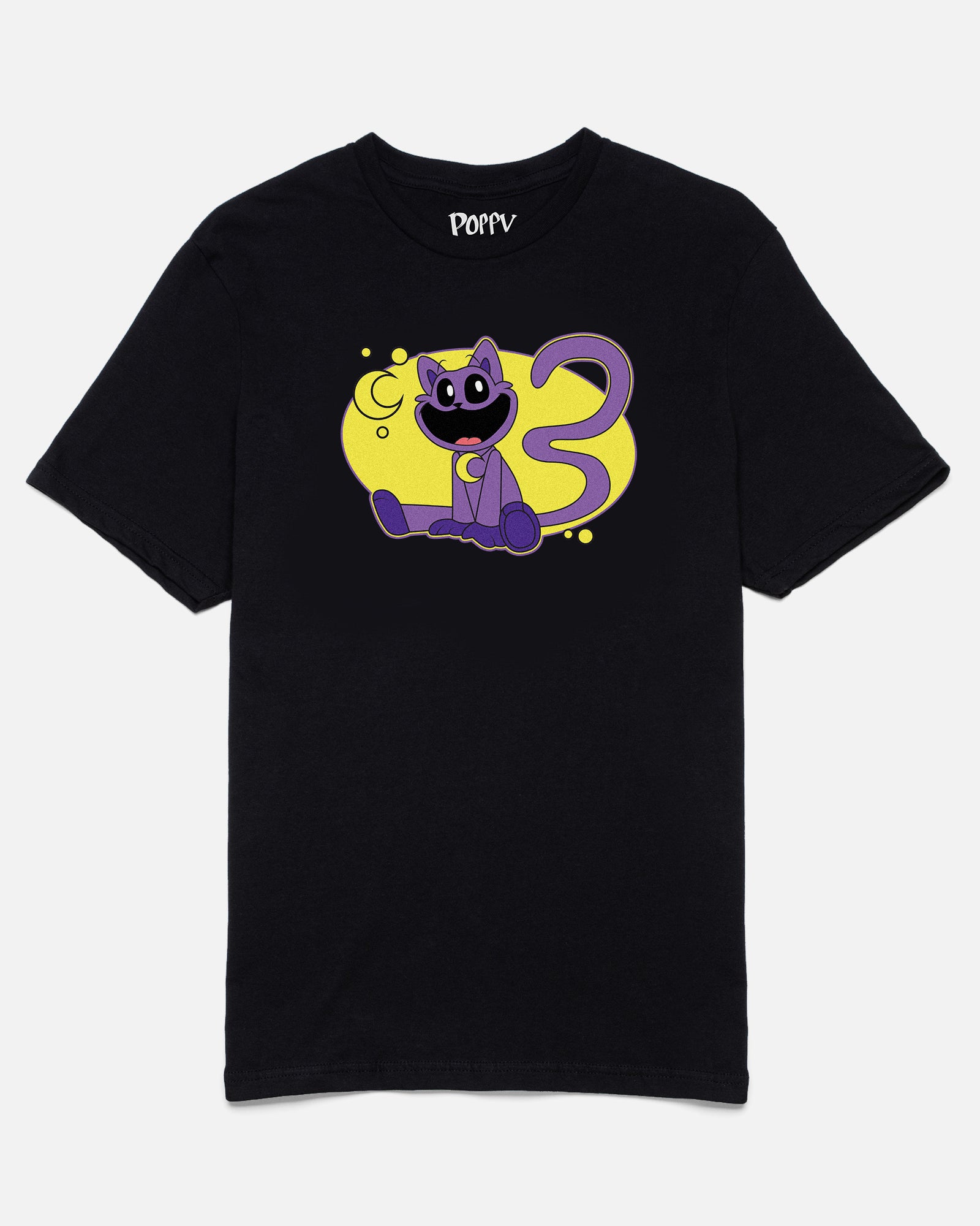 Unisex CatNap Tee | 100% Cotton Black T-Shirt