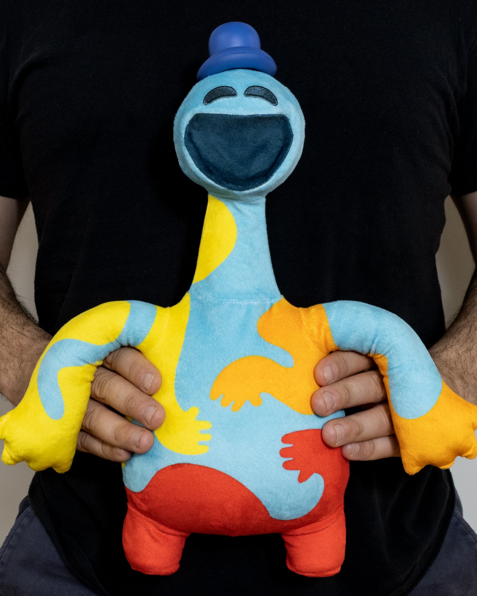 14\" Posable Plush Toy with Magnetic Hat & Memory Foam | Doey Doughman
