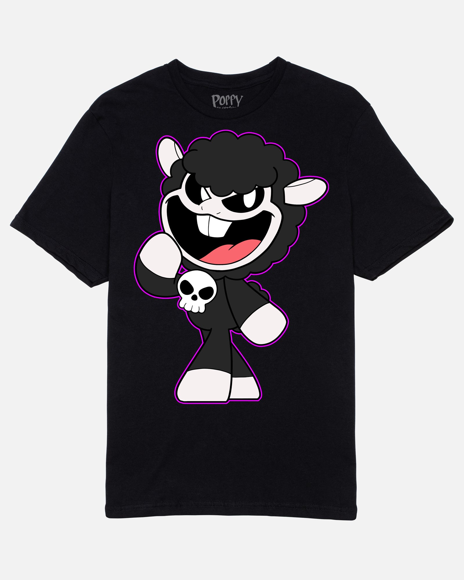 Unisex Black Cotton T-Shirt for Adults & Kids | BabaChops
