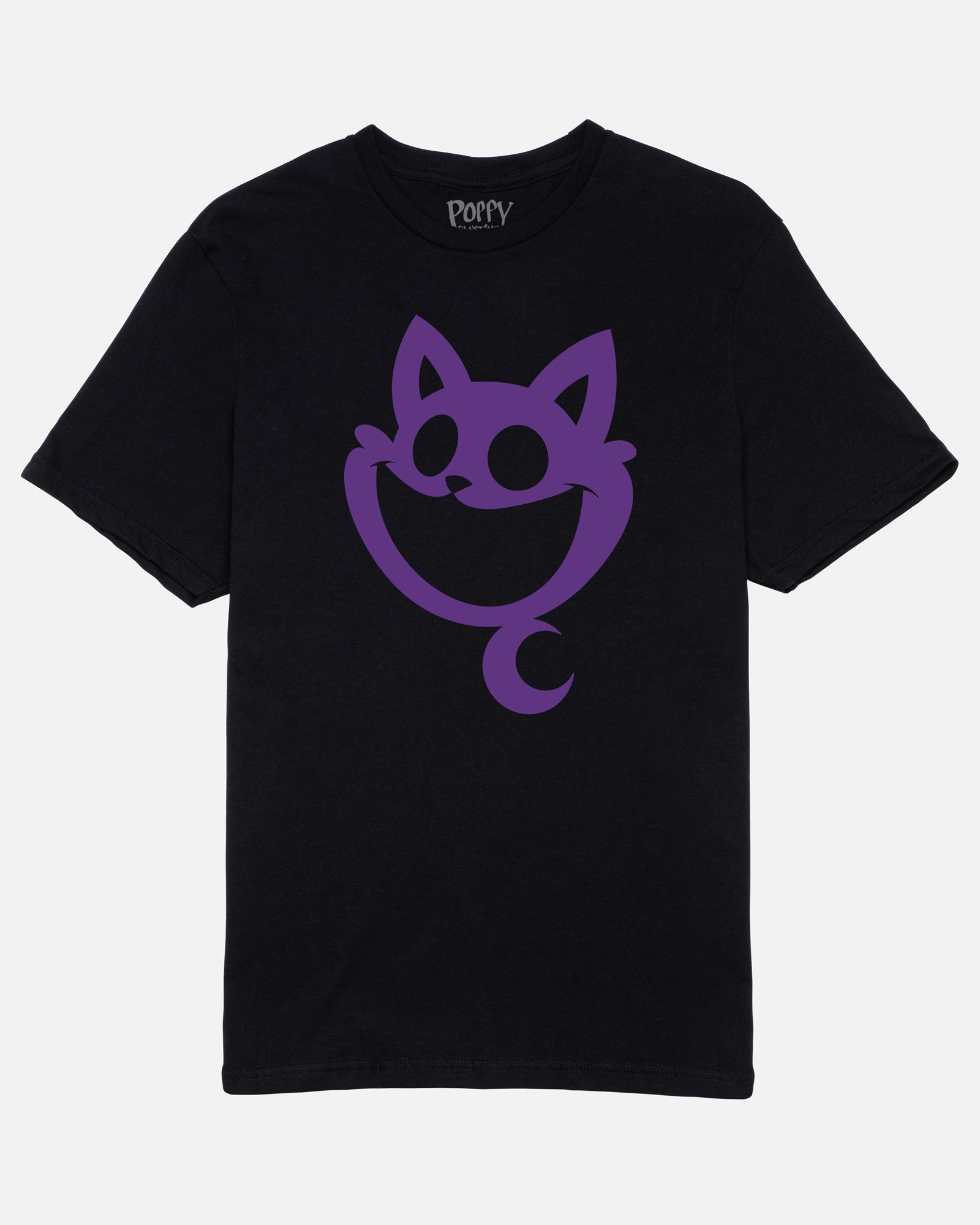 Black CatNap Face Graphic Tee | 100% Cotton Unisex T-Shirt