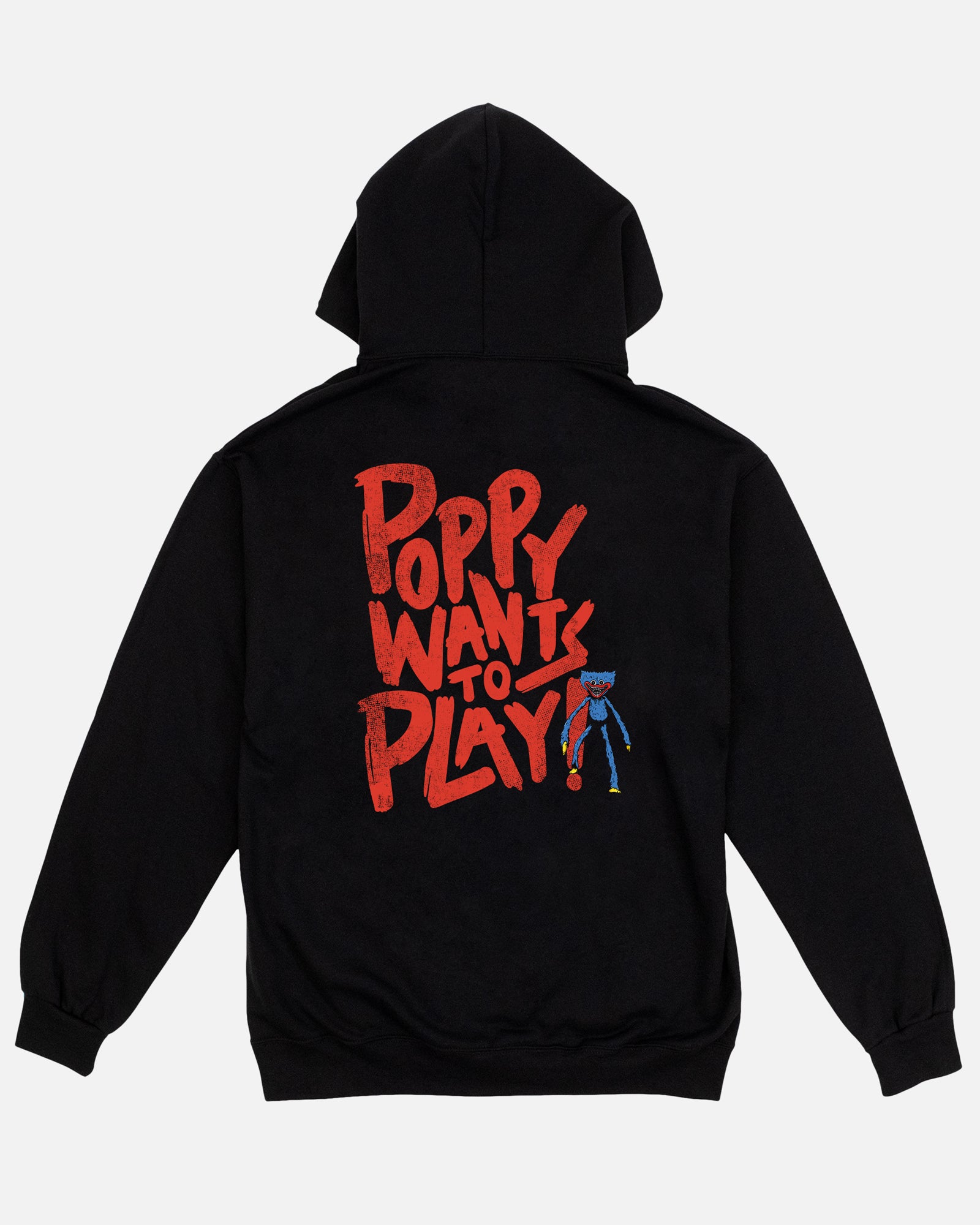 Poppy Wants To Play Hoodie | Unisex Cotton Drawstring Sweatshirt