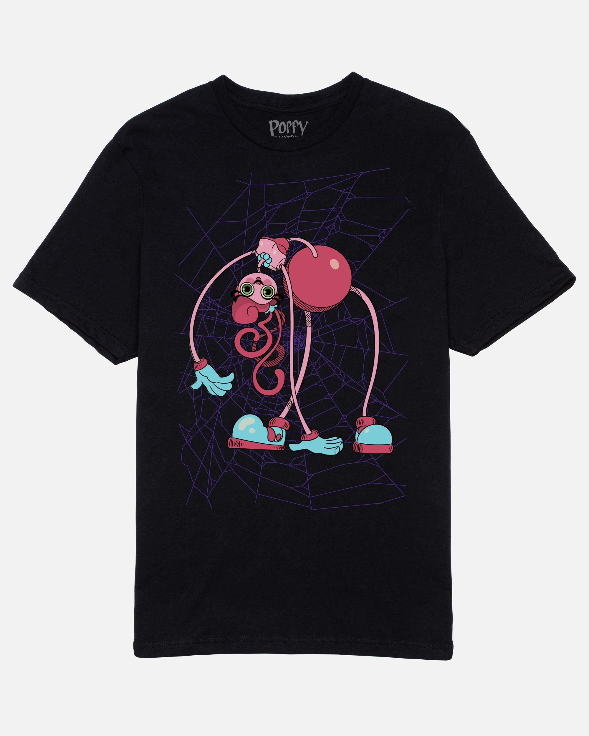 Unisex Black Cotton T-Shirt | Mommy Long Legs Tee